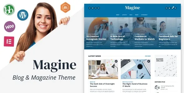 magine business blog wordpress theme 1