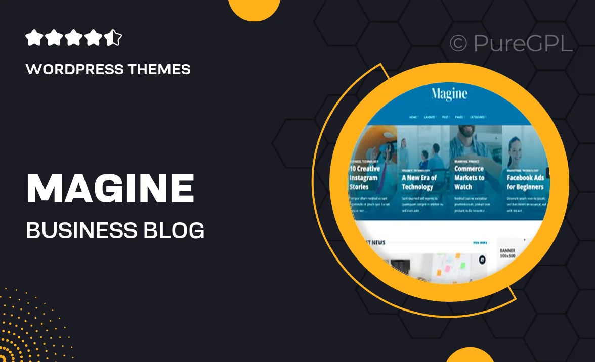 Magine – Business Blog WordPress Theme