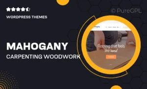 Mahogany | Carpenting Woodwork & Flooring WordPress Theme