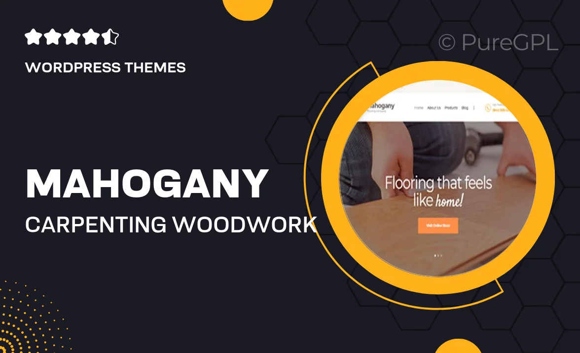 Mahogany | Carpenting Woodwork & Flooring WordPress Theme