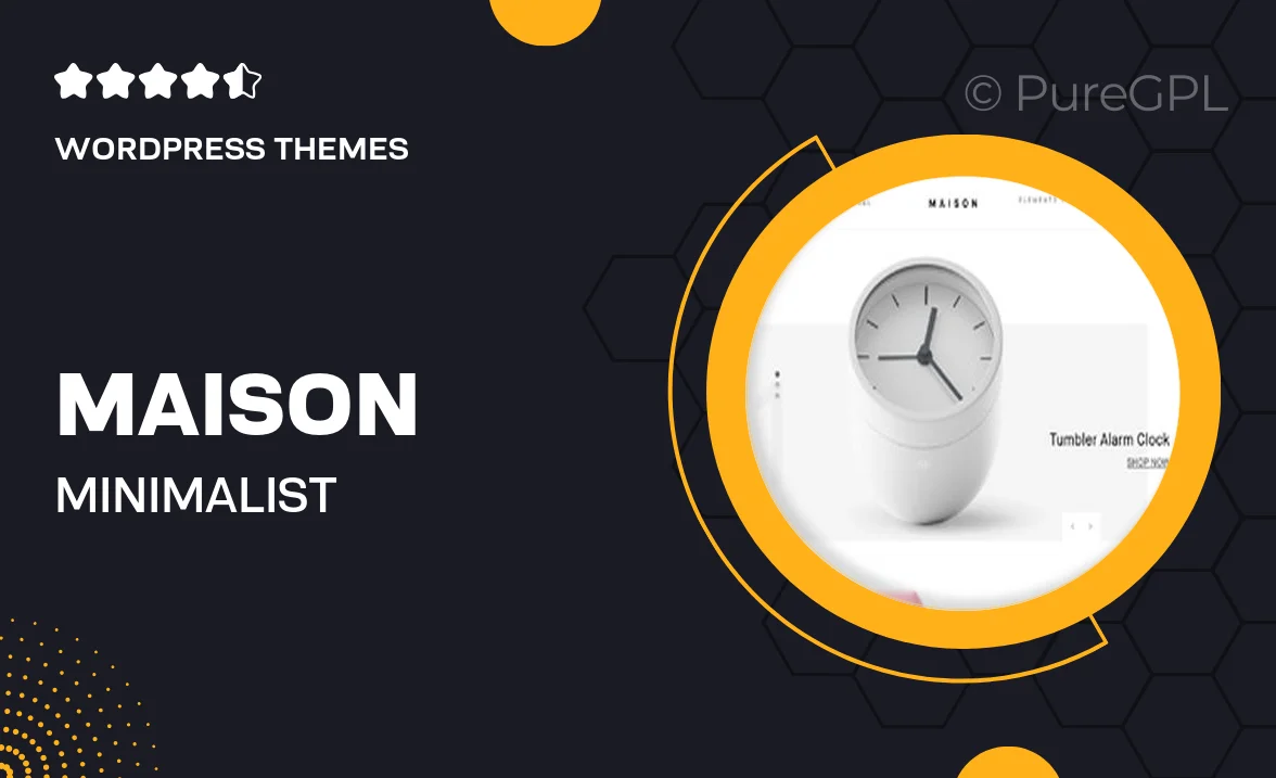 Maison – Minimalist eCommerce WordPress Theme