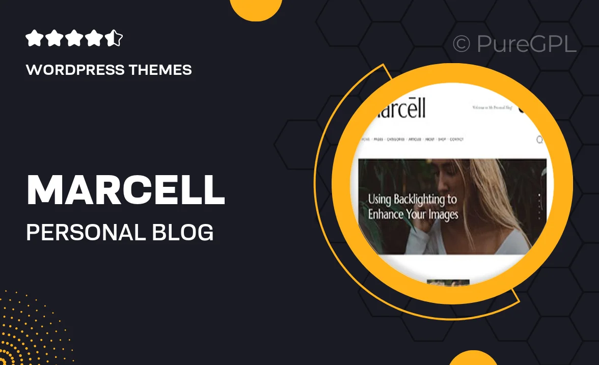 Marcell | Personal Blog & Magazine WordPress Theme