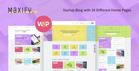 maxify startup business news wordpress blog theme 1