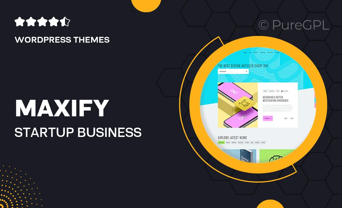 Maxify | Startup & Business News WordPress Blog Theme