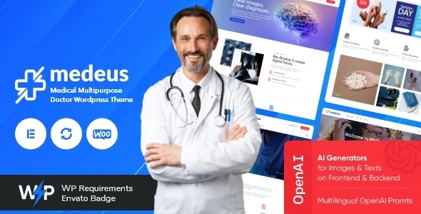 Medeus – Medical Multipurpose Doctor WordPress Theme
