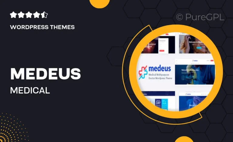 medeus medical multipurpose doctor wordpress theme