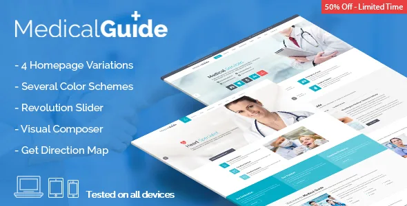 medicalguide health and dental wordpress theme 1