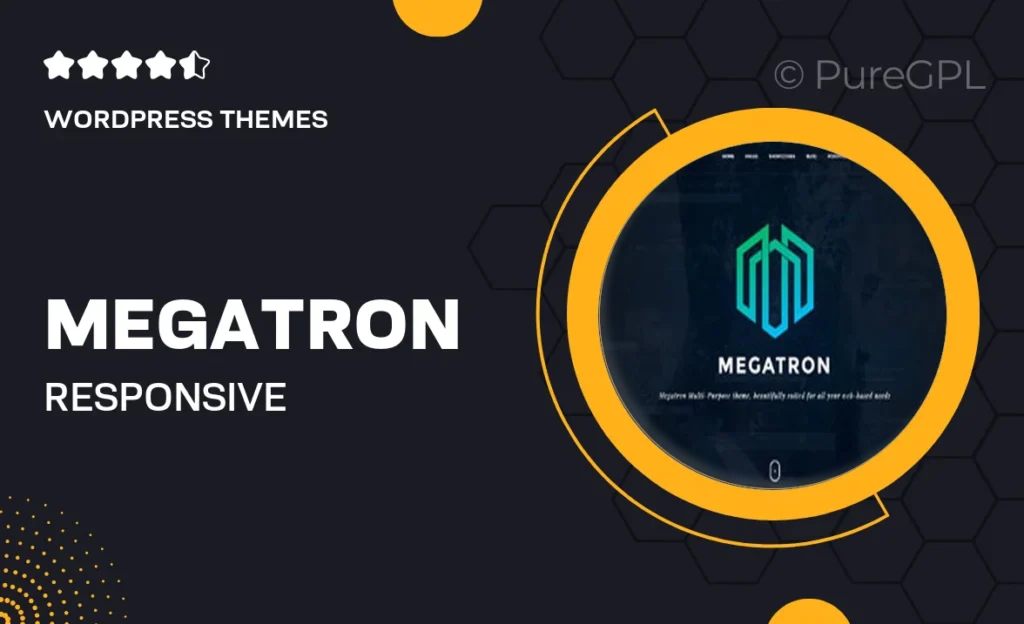 Megatron – Responsive MultiPurpose WordPress Theme