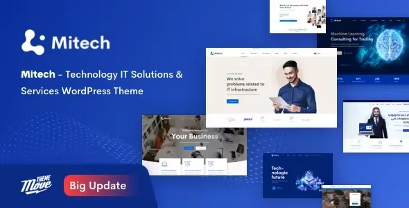 mitech technology it solutions services wordpress theme 1