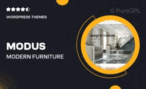 Modus – Modern Furniture WooCommerce Theme