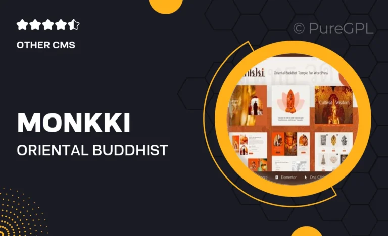 monkki oriental buddhist temple elementor pro template kit