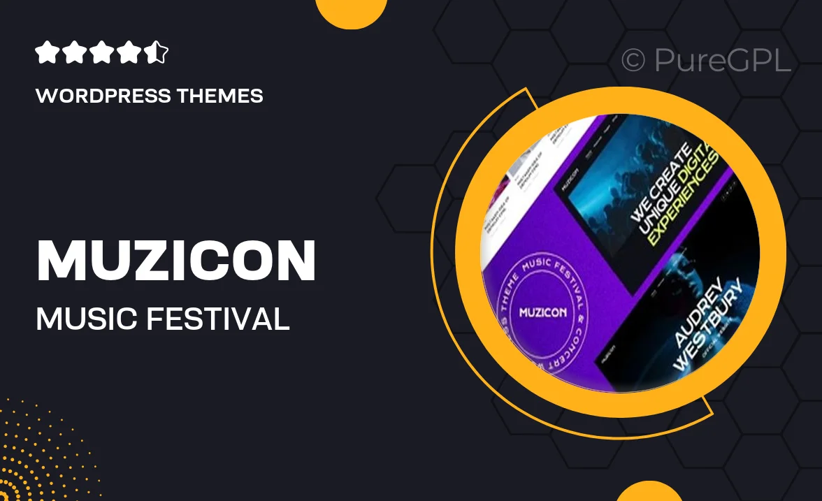Muzicon – Music Festival & Concert WordPress Theme