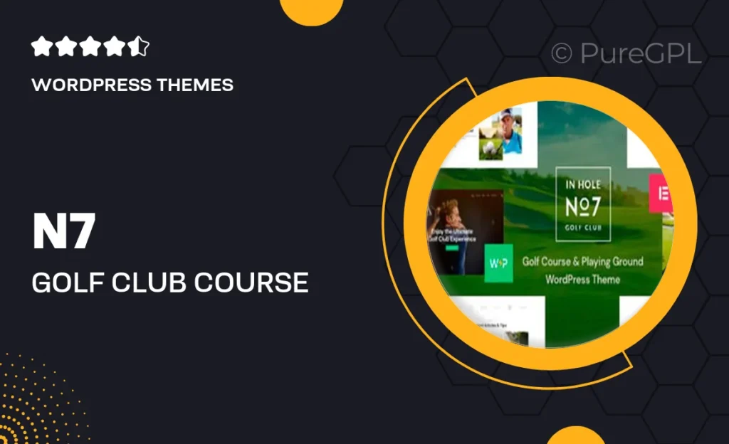 N7 | Golf Club & Course Sports & Events WordPress Theme 7 N7 | Golf Club & Course Sports & Events WordPress Theme