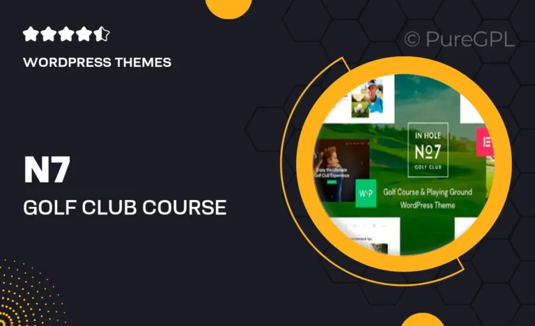 n7 golf club course sports events wordpress theme