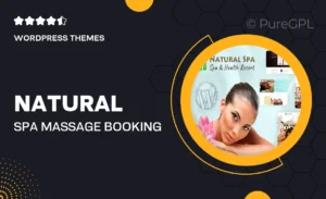 Natural Spa – Massage Booking WordPress Theme