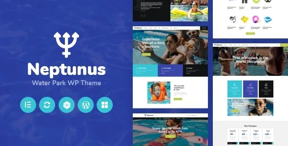neptunus water amusement park wordpress theme 1