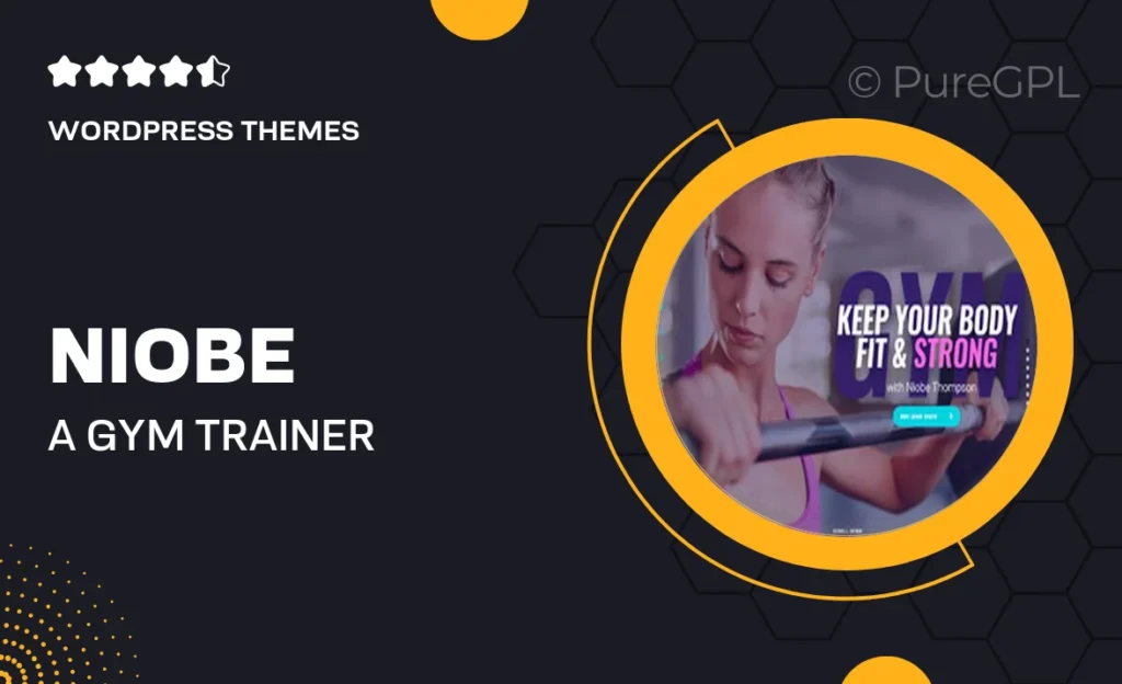 Niobe | A Gym Trainer & Nutrition Coach WordPress Theme 4 Niobe | A Gym Trainer & Nutrition Coach WordPress Theme