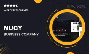 Nucy – Business & Company WordPress Theme