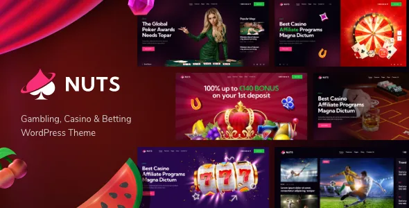 nuts gambling casino betting wordpress theme 1