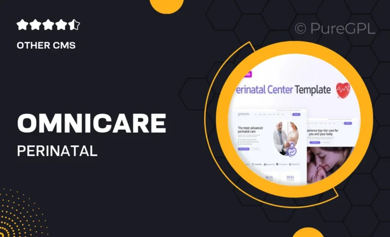 omnicare perinatal reproductive health clinic elementor template kit