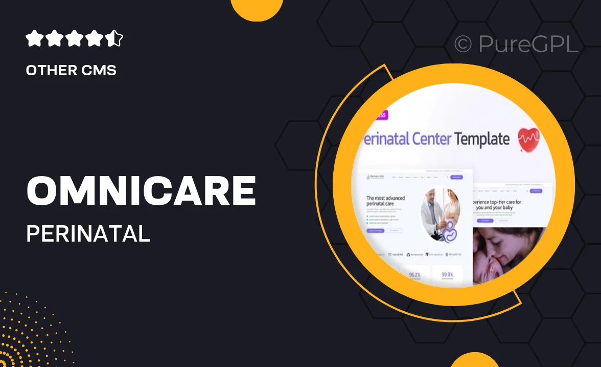 Omnicare – Perinatal & Reproductive Health Clinic Elementor Template Kit