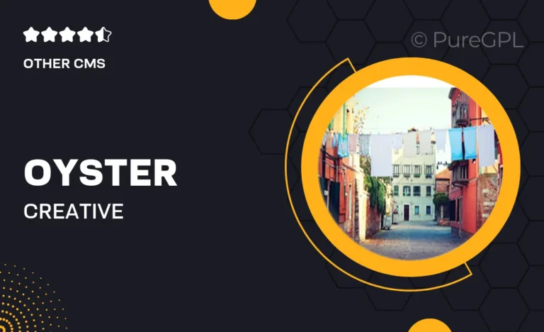 oyster creative photography joomla template