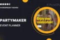 PartyMaker | Event Planner & Wedding Agency WordPress Theme