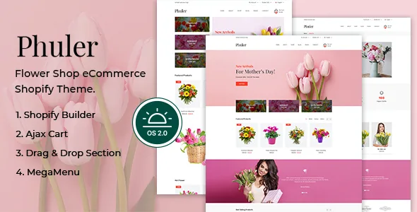 phuler flower shop shopify theme dropshipping 1