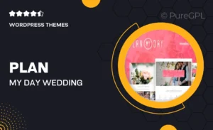 Plan My Day | Wedding / Event Planning Agency WordPress Theme