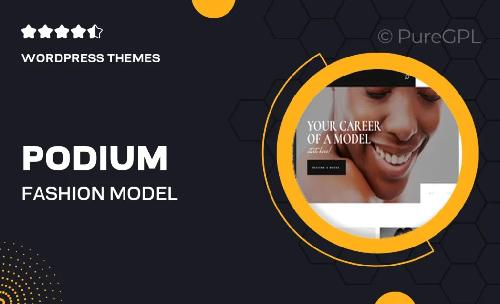 Podium | Fashion Model Agency WordPress Theme 5 Podium | Fashion Model Agency WordPress Theme