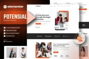 Potensial – Business Consulting Elementor Template Kit