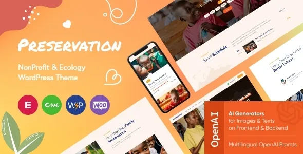 preservation nonprofit ecology wordpress theme 1
