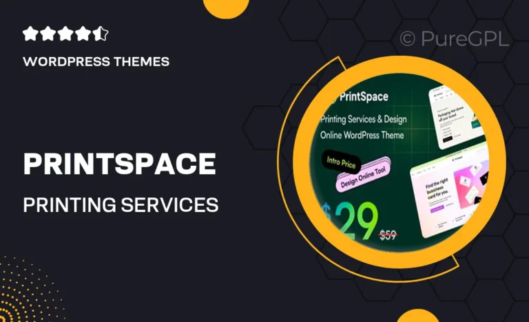 PrintSpace – Printing Services & Design Online WooCommerce WordPress Theme