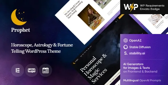 Prophet – Horoscope,Astrology & Fortune Telling WordPress Theme