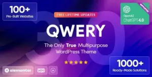 Qwery – Multi-Purpose Business WordPress & WooCommerce Theme