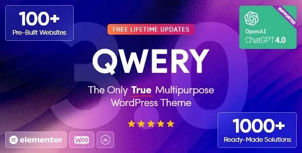 qwery multi purpose business wordpress woocommerce theme 1