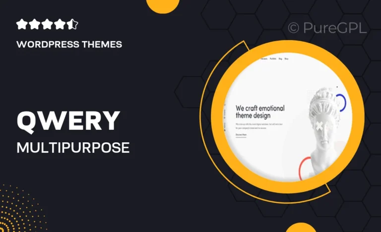 qwery multi purpose business wordpress woocommerce theme