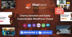 RiseHand – Charity & Donation WordPress Theme