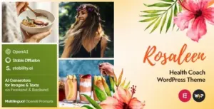 Rosaleen – Health Coach, Speaker & Motivation WordPress Theme