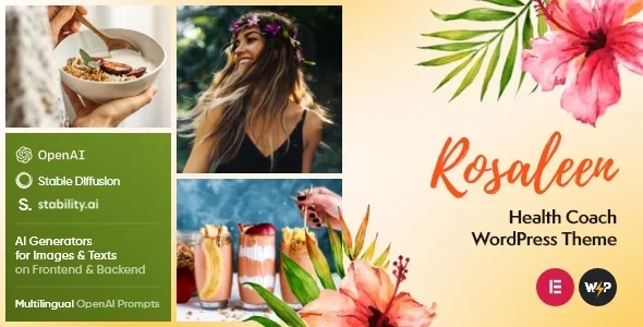 rosaleen health coach speaker motivation wordpress theme 1
