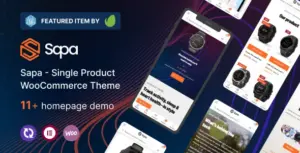 Sapa – Product Landing Page WooCommerce Theme