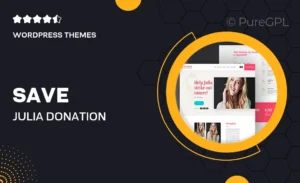 Save Julia | Donation & Fundraising Charity WordPress Theme