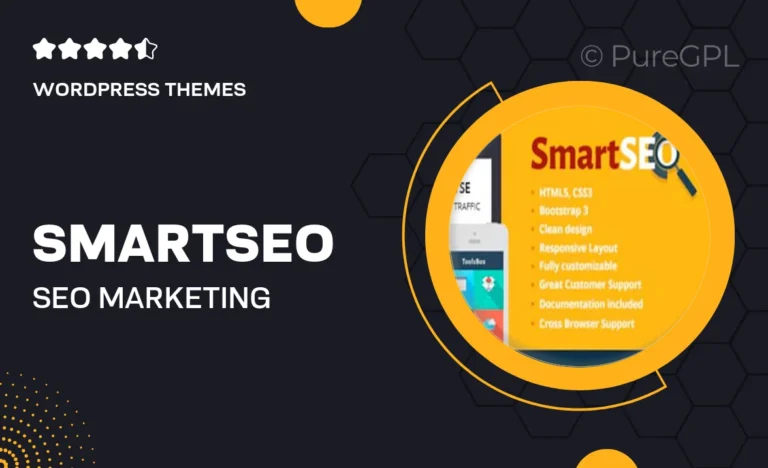 smartseo seo marketing services wordpress theme