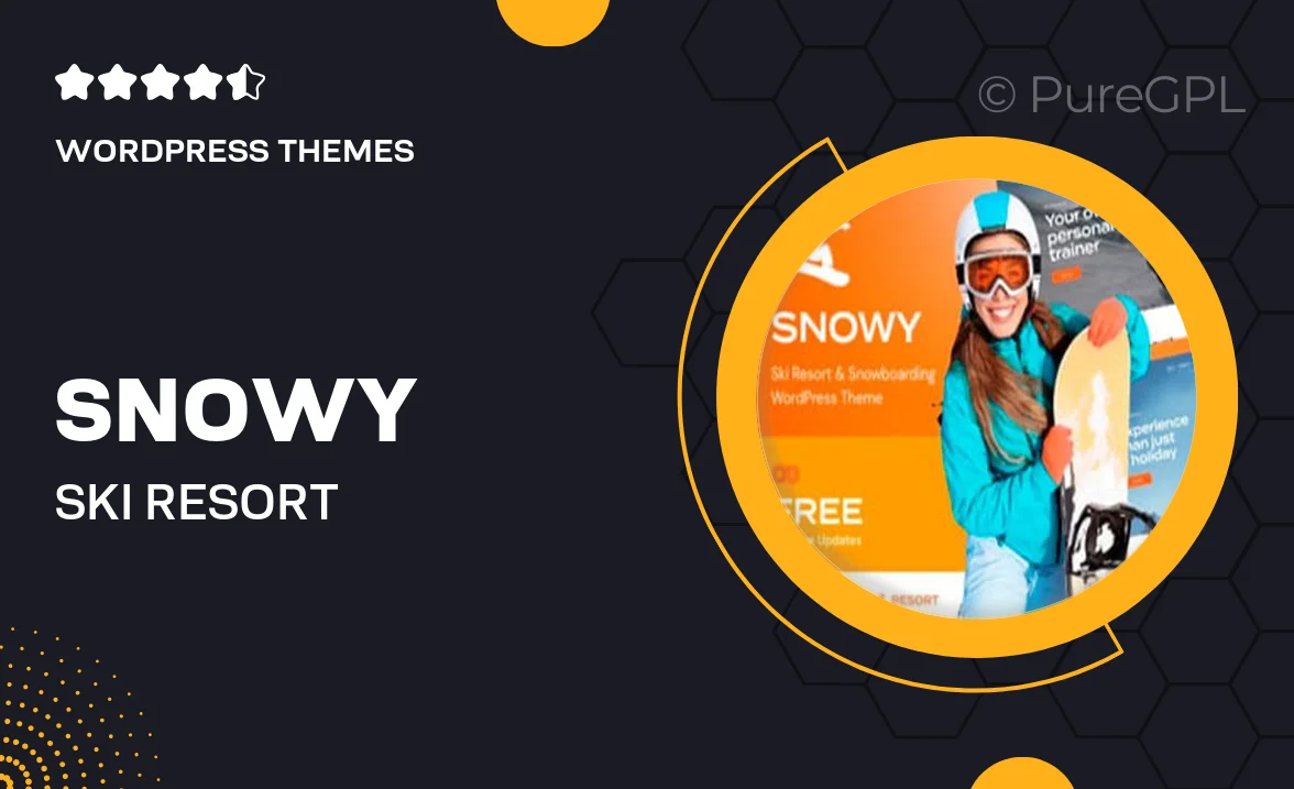 Snowy – Ski Resort & Snowboarding WordPress Theme