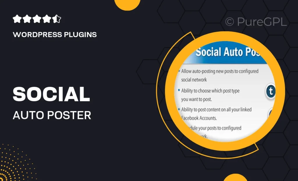 Social Auto Poster – WordPress Scheduler & Marketing Plugin feature image