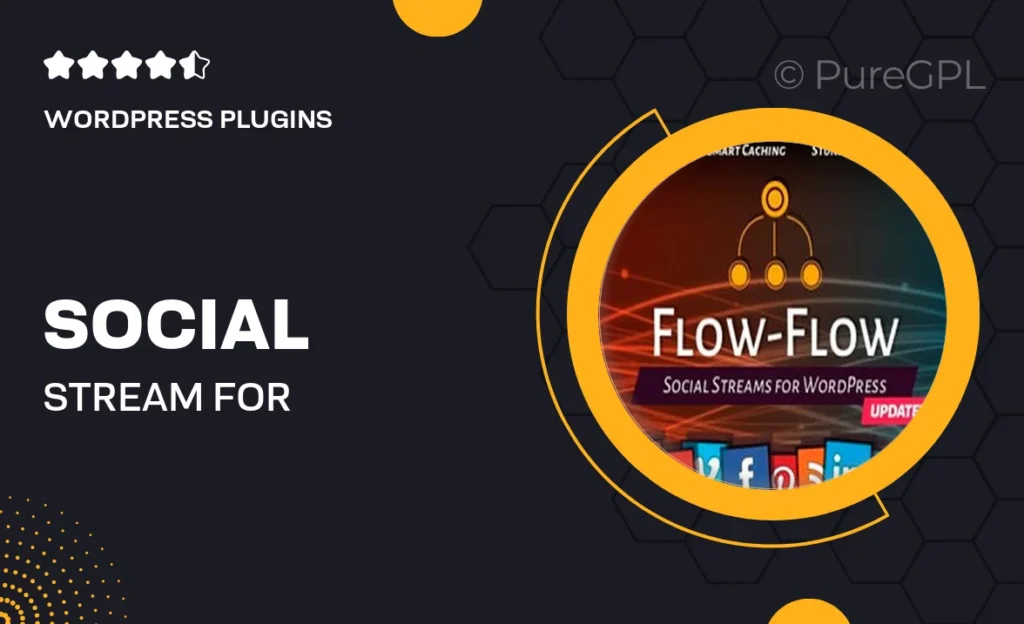 Social Stream for WordPress — Add Facebook Instagram Youtube Feed to WordPress