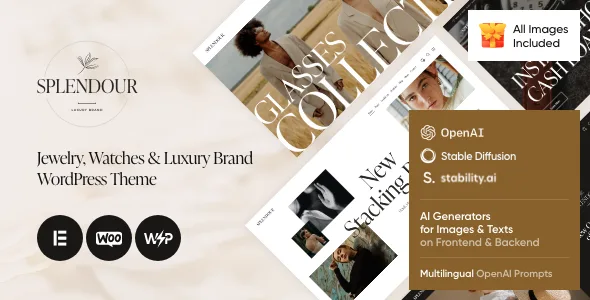 splendour jewelry watches wordpress theme 1