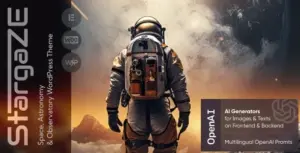 Stargaze – Space, Astronomy and Observatory WordPress Theme