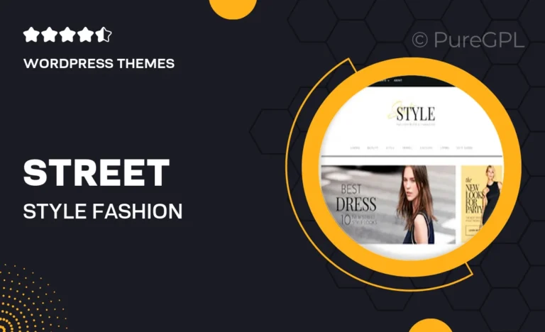 street style fashion lifestyle personal blog wordpress theme
