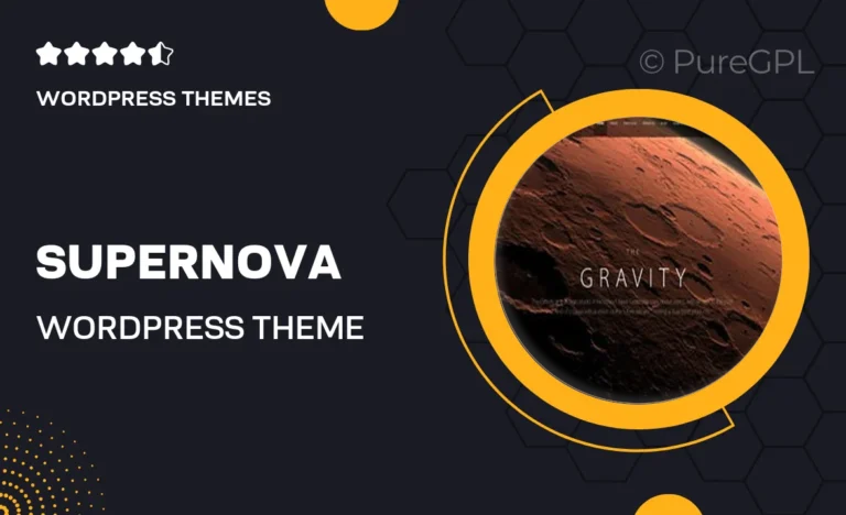 supernova wordpress theme